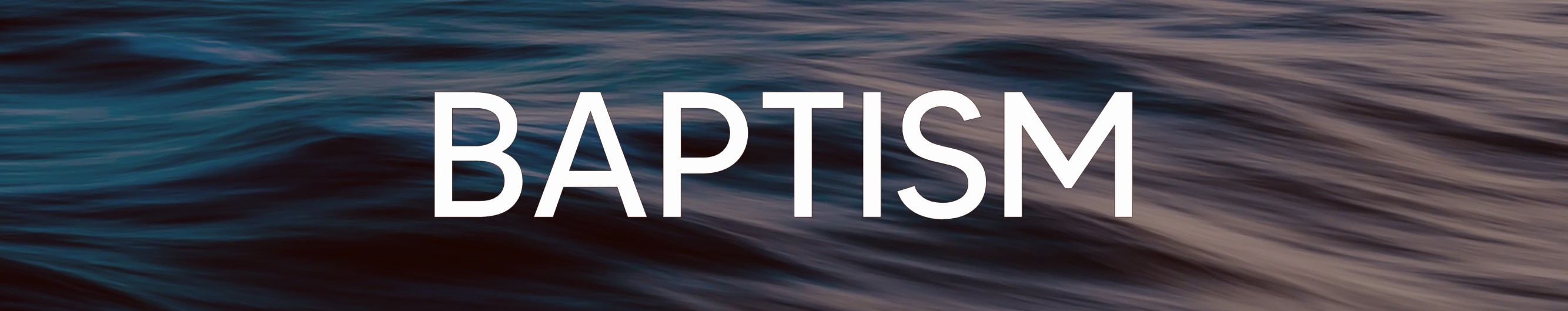 Baptism Page Banner